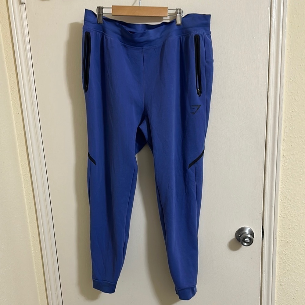 Gymshark Athletic Purple Blue Joggers 28”‎